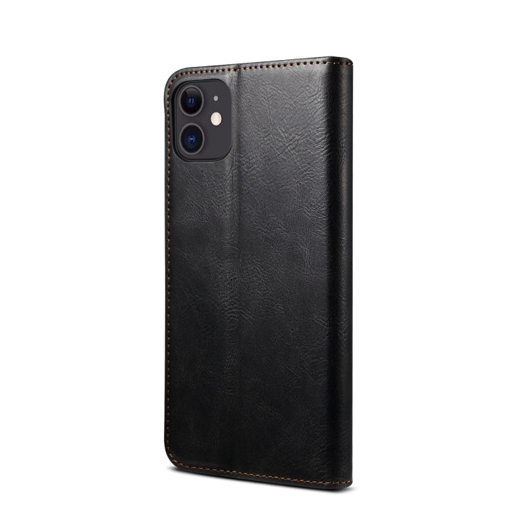 Simple Wax Crazy Horse Texture Horizontal Flip Leather Case with Card Slots & Wallet, For iPhone 11, For iPhone 11 Pro, For iPhone 11 Pro Max, For iPhone 12 mini, For iPhone 12 / 12 Pro, For iPhone 12 Pro Max