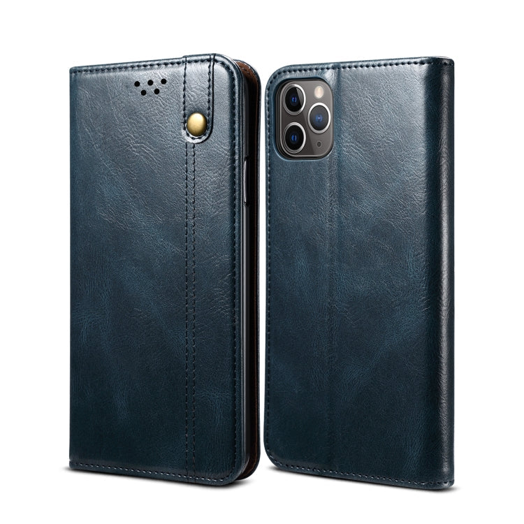 Simple Wax Crazy Horse Texture Horizontal Flip Leather Case with Card Slots & Wallet, For iPhone 11, For iPhone 11 Pro, For iPhone 11 Pro Max, For iPhone 12 mini, For iPhone 12 / 12 Pro, For iPhone 12 Pro Max