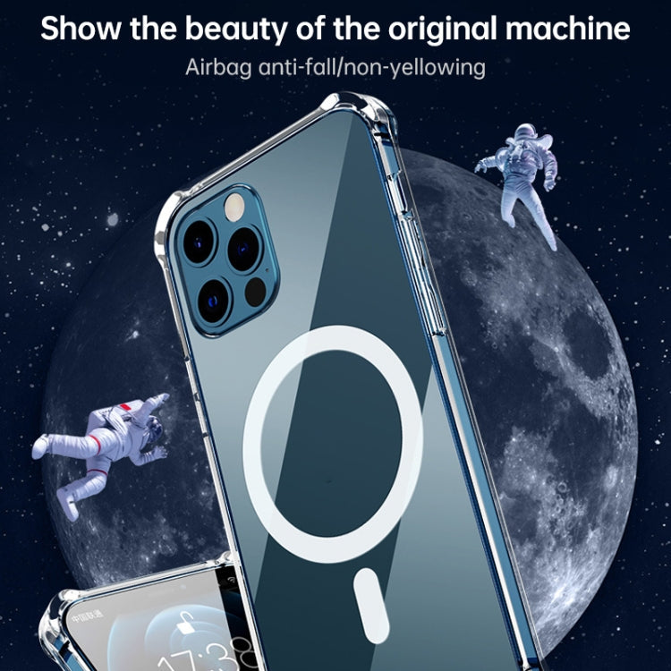For iPhone XR Clear Four-corner Airbag Magnetic Shockproof Protective Magsafe Case, For iPhone XR, For iPhone XS Max