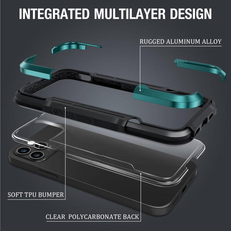 iPAKY Thunder Series Aluminum alloy Shockproof Protective Case, For iPhone 12 Mini