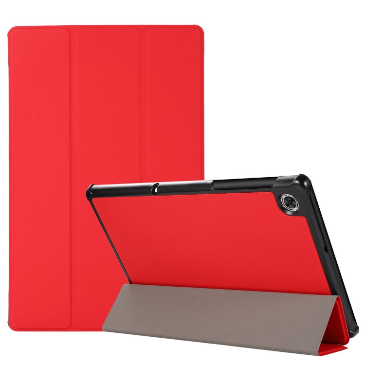 3-folding Skin Texture Horizontal Flip TPU + PU Leather Case with Holder, For iPad Air 11 2024 / 2022 / 2020 10.9, For iPad 9.7 (2018) / 9.7 (2017) / air / air2, For Lenovo M10 Plus