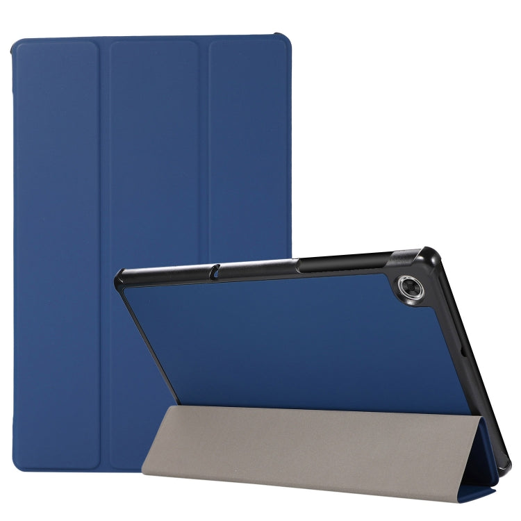3-folding Skin Texture Horizontal Flip TPU + PU Leather Case with Holder, For iPad Air 11 2024 / 2022 / 2020 10.9, For iPad 9.7 (2018) / 9.7 (2017) / air / air2, For Lenovo M10 Plus