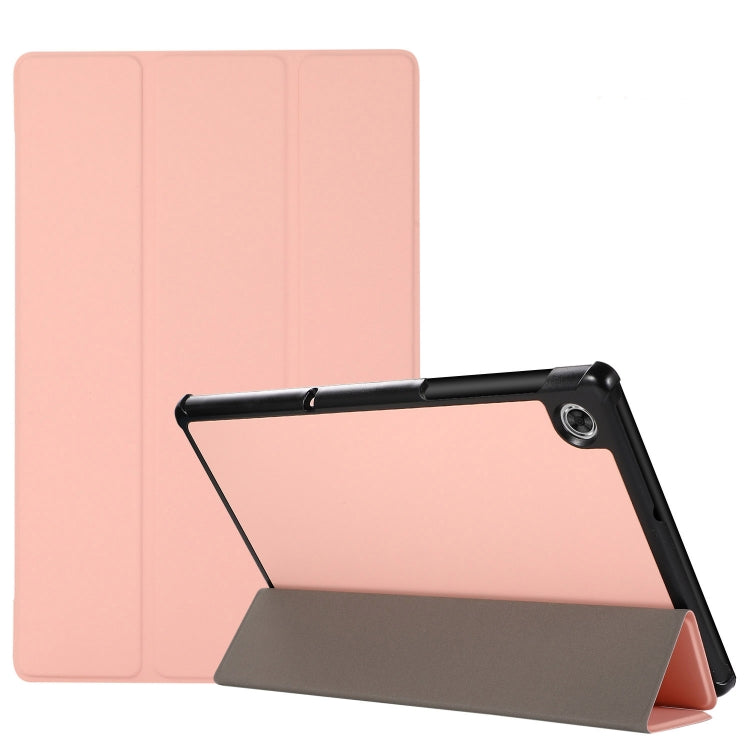 3-folding Skin Texture Horizontal Flip TPU + PU Leather Case with Holder, For iPad Air 11 2024 / 2022 / 2020 10.9, For iPad 9.7 (2018) / 9.7 (2017) / air / air2, For Lenovo M10 Plus