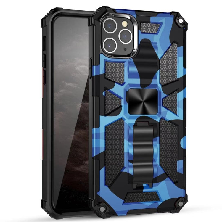 Camouflage Armor Shockproof TPU + PC Magnetic Protective Case with Holder, For iPhone 12 / 12 Pro, For iPhone 12 Pro Max