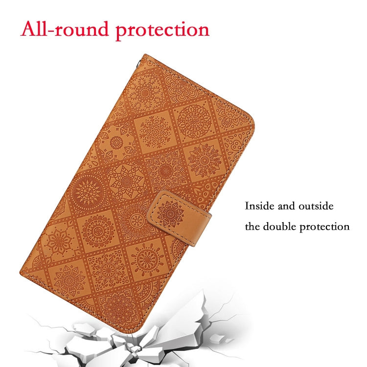 Ethnic Style Embossed Pattern Horizontal Flip Leather Case with Holder & Card Slots & Wallet & Lanyard, For iPhone XS / X