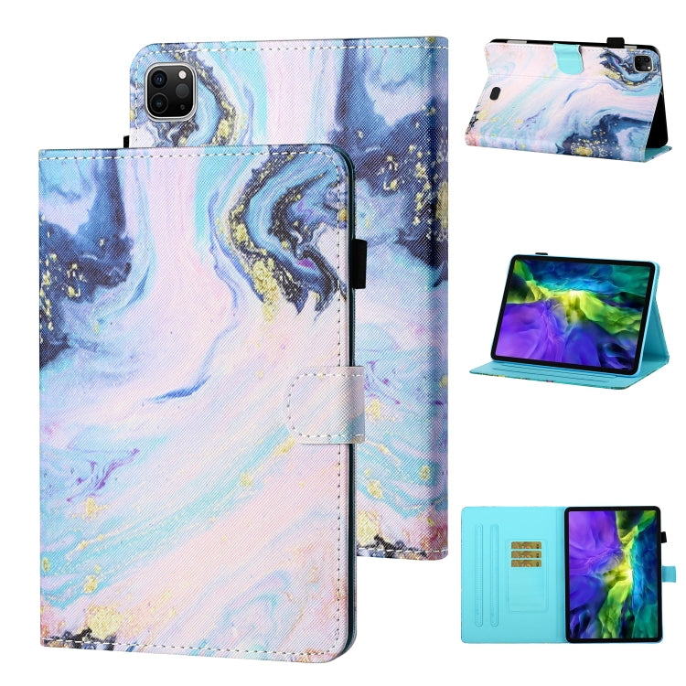 Coloured Drawing Stitching Horizontal Flip Leather Case with Holder & Card Slot & Sleep / Wake-up Function, For iPad Pro 11 (2020) / (2018), For iPad 10.2 2021 / 2020 / 2019 / Air (2019), For iPad Air / Air 2 / 9.7 (2017) & (2018)                      ...