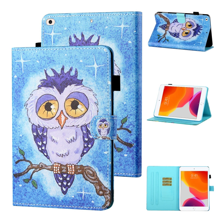 Coloured Drawing Stitching Horizontal Flip Leather Case with Holder & Card Slot & Sleep / Wake-up Function, For iPad Pro 11 (2020) / (2018), For iPad 10.2 2021 / 2020 / 2019 / Air (2019), For iPad Air / Air 2 / 9.7 (2017) & (2018)                      ...