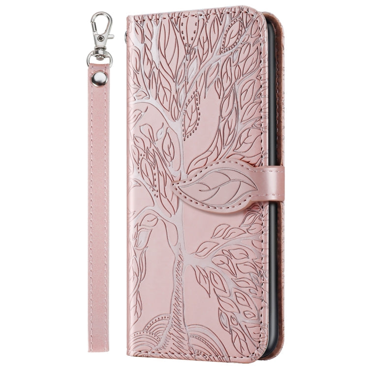 Life of Tree Embossing Pattern Horizontal Flip Leather Case with Holder & Card Slot & Wallet & Photo Frame & Lanyard, For iPhone 6 & 6s, For iPhone 6 Plus & 6s Plus, For iPhone 8 & 7, For iPhone 8 Plus & 7 Plus