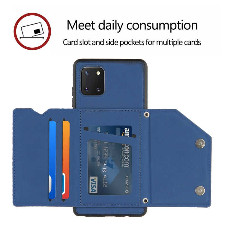 Skin Feel PU + TPU + PC Back Cover Shockproof Case with Card Slots & Holder & Photo Frame, For Samsung Galaxy M60s & A81, For Huawei P40 Lite & Nova 6 SE, For Samsung Galaxy S20 FE, For Samsung Galaxy S20 Ultra