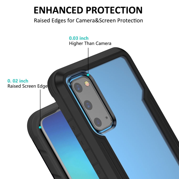 iPAKY Thunder Series Aluminum Frame + TPU Bumper + Clear PC Shockproof Case, For Samsung Galaxy S20, For Samsung Galaxy S20 Plus, For Samsung Galaxy S20 Ultra, For Samsung Galaxy S21 5G, For Samsung Galaxy S21+ 5G, For Samsung Galaxy S21 Ultra 5G