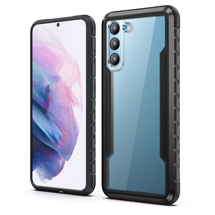 iPAKY Thunder Series Aluminum Frame + TPU Bumper + Clear PC Shockproof Case, For Samsung Galaxy S20, For Samsung Galaxy S20 Plus, For Samsung Galaxy S20 Ultra, For Samsung Galaxy S21 5G, For Samsung Galaxy S21+ 5G, For Samsung Galaxy S21 Ultra 5G