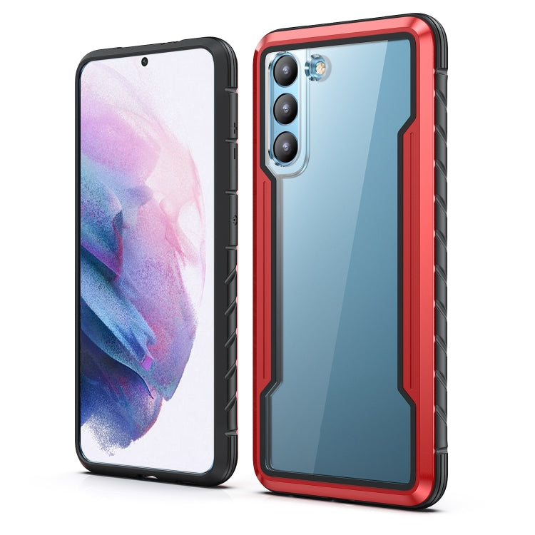 iPAKY Thunder Series Aluminum Frame + TPU Bumper + Clear PC Shockproof Case, For Samsung Galaxy S20, For Samsung Galaxy S20 Plus, For Samsung Galaxy S20 Ultra, For Samsung Galaxy S21 5G, For Samsung Galaxy S21+ 5G, For Samsung Galaxy S21 Ultra 5G