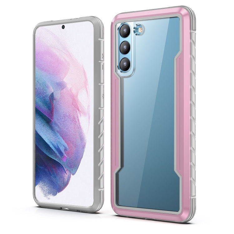 iPAKY Thunder Series Aluminum Frame + TPU Bumper + Clear PC Shockproof Case, For Samsung Galaxy S20, For Samsung Galaxy S20 Plus, For Samsung Galaxy S20 Ultra, For Samsung Galaxy S21 5G, For Samsung Galaxy S21+ 5G, For Samsung Galaxy S21 Ultra 5G