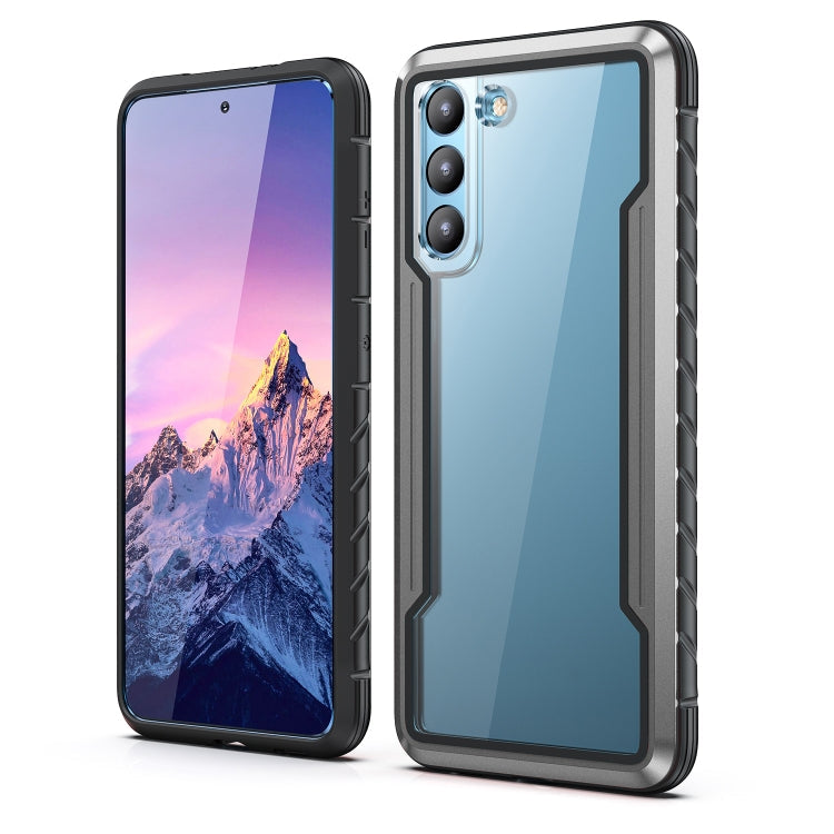 iPAKY Thunder Series Aluminum Frame + TPU Bumper + Clear PC Shockproof Case, For Samsung Galaxy S20, For Samsung Galaxy S20 Plus, For Samsung Galaxy S20 Ultra, For Samsung Galaxy S21 5G, For Samsung Galaxy S21+ 5G, For Samsung Galaxy S21 Ultra 5G