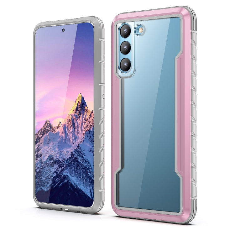 iPAKY Thunder Series Aluminum Frame + TPU Bumper + Clear PC Shockproof Case, For Samsung Galaxy S20, For Samsung Galaxy S20 Plus, For Samsung Galaxy S20 Ultra, For Samsung Galaxy S21 5G, For Samsung Galaxy S21+ 5G, For Samsung Galaxy S21 Ultra 5G