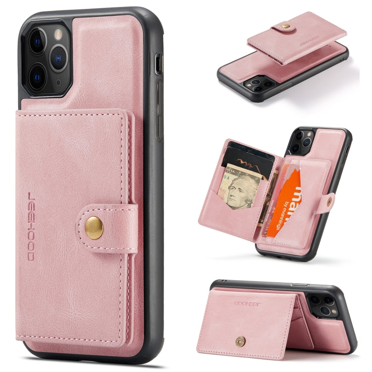 JEEHOOD Retro Magnetic Detachable Protective Case with Wallet & Card Slot & Holder, For iPhone XS Max, For iPhone 11 Pro, For iPhone 11, For iPhone 11 Pro Max