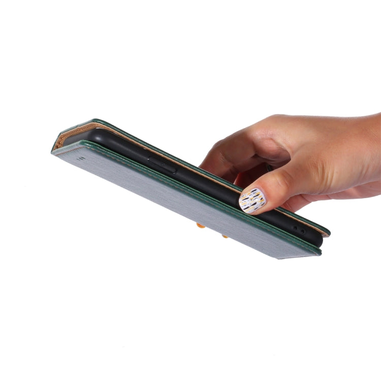 PU + TPU Gloss Oil Solid Color Magnetic Horizontal Flip Leather Case with Holder & Card Slot & Wallet, For Samsung Galaxy S20 FE