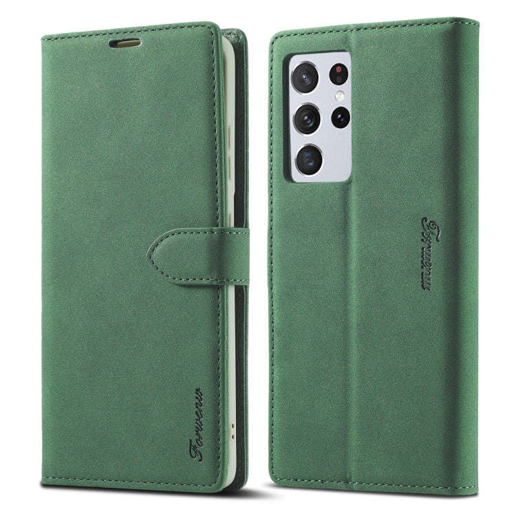 Forwenw F1 Series Matte Strong Magnetism Horizontal Flip Leather Case with Holder & Card Slots & Wallet & Photo Frame, For Samsung Galaxy S21 5G, For Samsung Galaxy S21+ 5G, For Samsung Galaxy S21 Ultra 5G