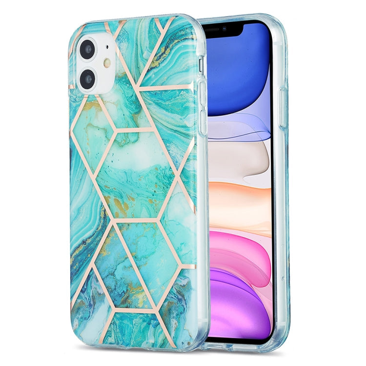 3D Electroplating Marble Pattern TPU Protective Case, For iPhone 11, For iPhone 11 Pro, For iPhone 11 Pro Max, For iPhone 12 mini