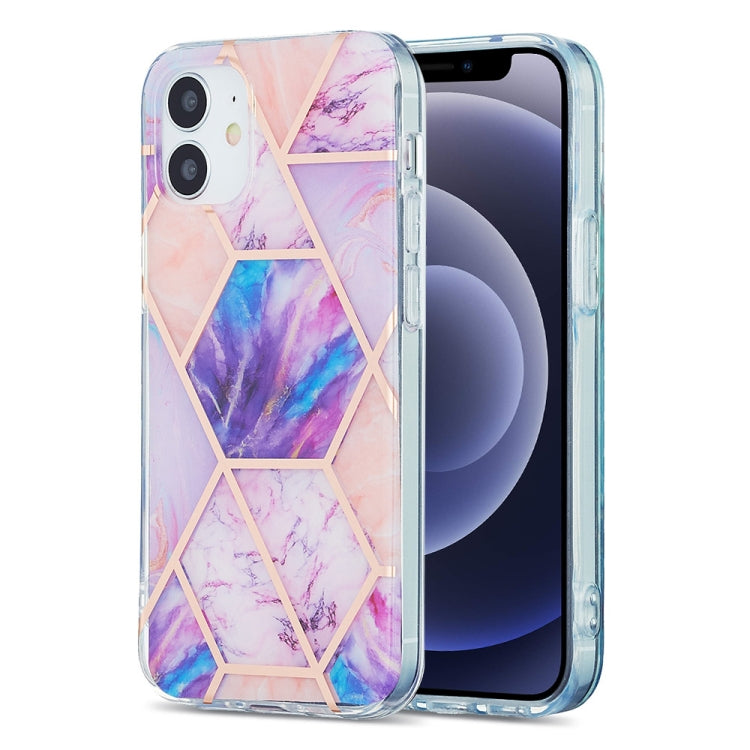 3D Electroplating Marble Pattern TPU Protective Case, For iPhone 11, For iPhone 11 Pro, For iPhone 11 Pro Max, For iPhone 12 mini
