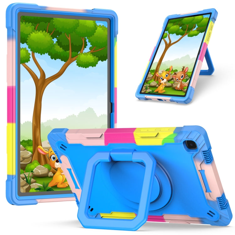 Contrast Color Shockproof Robot Silicone + PC Case with Wristband Holder, For Amazon Kindle Fire HD 8 (2020), For Samsung Galaxy Tab A7 10.4 (2020) T500 / T505