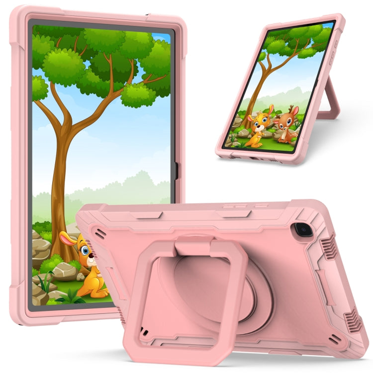 Contrast Color Shockproof Robot Silicone + PC Case with Wristband Holder, For Amazon Kindle Fire HD 8 (2020), For Samsung Galaxy Tab A7 10.4 (2020) T500 / T505