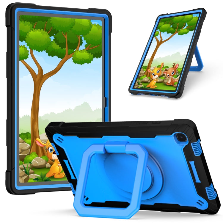 Contrast Color Shockproof Robot Silicone + PC Case with Wristband Holder, For Amazon Kindle Fire HD 8 (2020), For Samsung Galaxy Tab A7 10.4 (2020) T500 / T505