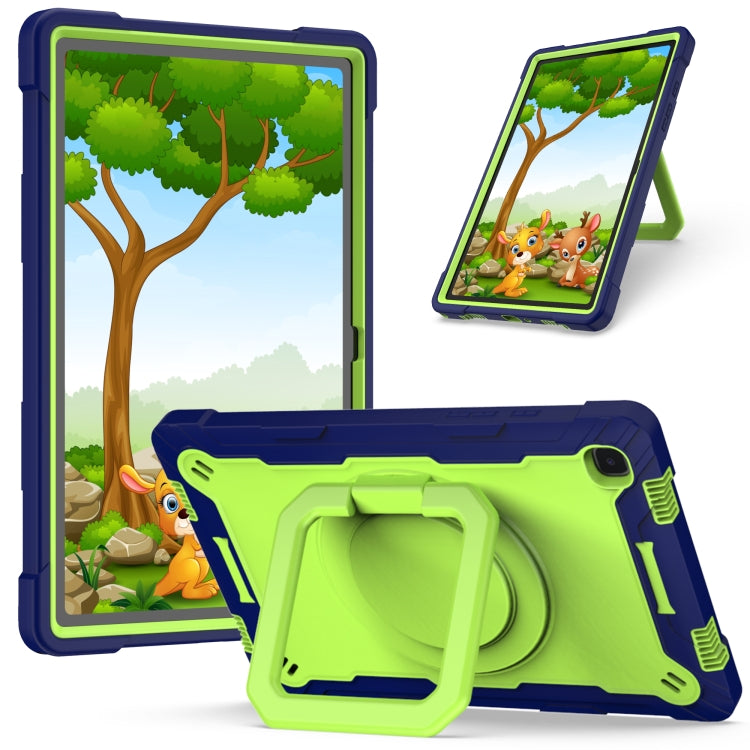 Contrast Color Shockproof Robot Silicone + PC Case with Wristband Holder, For Amazon Kindle Fire HD 8 (2020), For Samsung Galaxy Tab A7 10.4 (2020) T500 / T505