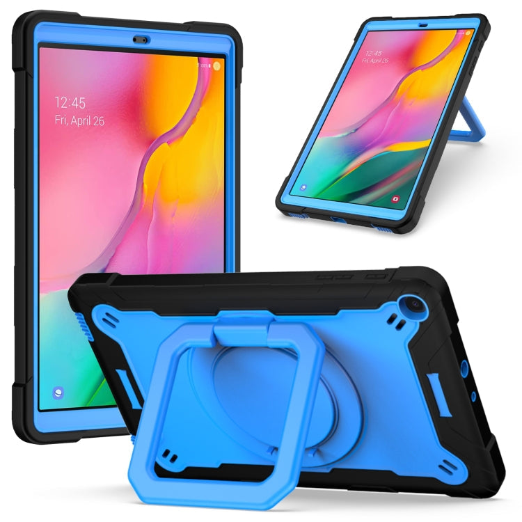 Contrast Color Shockproof Robot Silicone + PC Case with Wristband Holder, For Samsung Galaxy Tab A10.1 (2019) T510, For Samsung Galaxy Tab A 8.0 (2019) T290