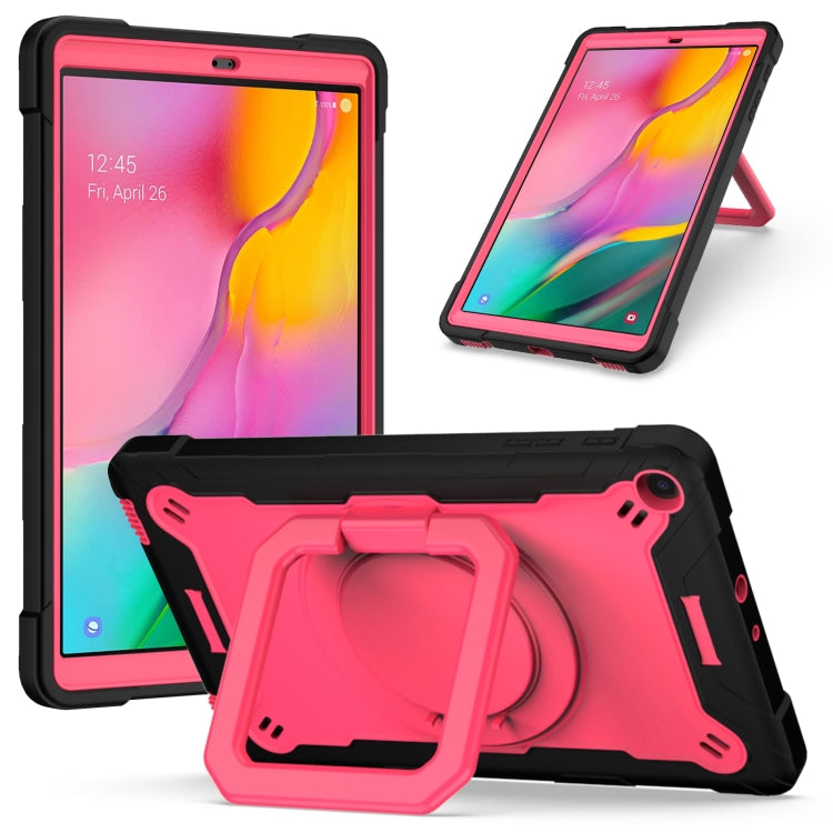Contrast Color Shockproof Robot Silicone + PC Case with Wristband Holder, For Samsung Galaxy Tab A10.1 (2019) T510, For Samsung Galaxy Tab A 8.0 (2019) T290