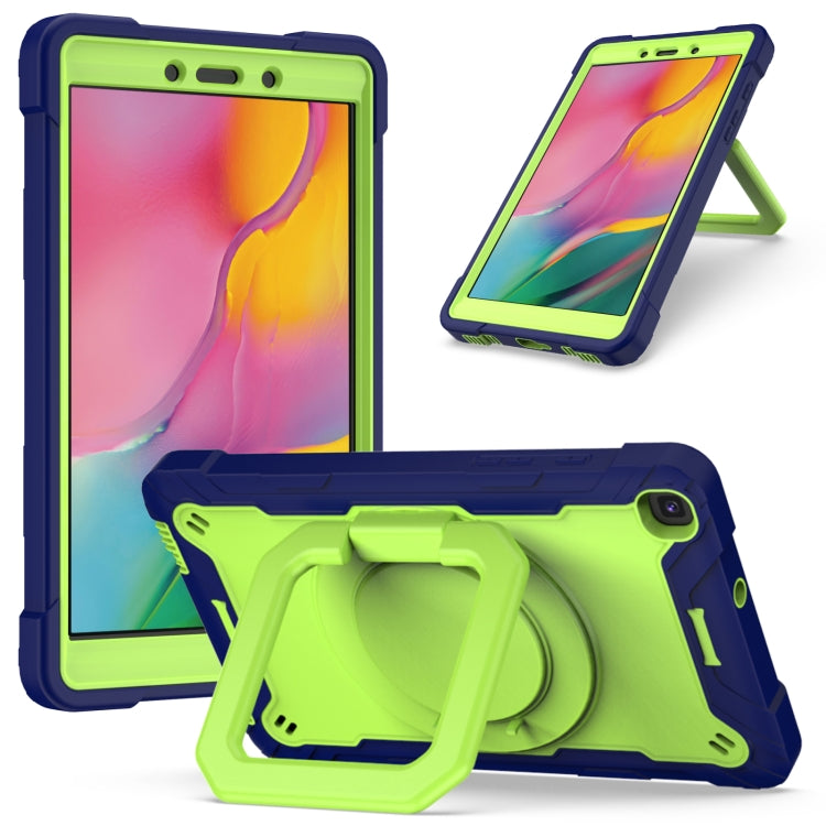 Contrast Color Shockproof Robot Silicone + PC Case with Wristband Holder, For Samsung Galaxy Tab A10.1 (2019) T510, For Samsung Galaxy Tab A 8.0 (2019) T290