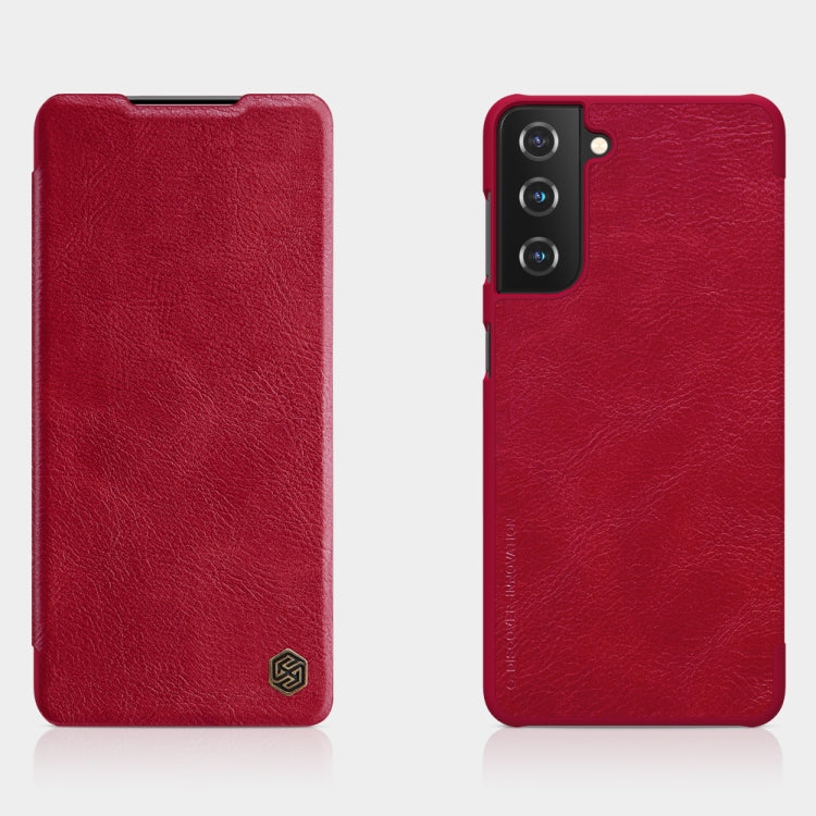 NILLKIN QIN Series Crazy Horse Texture Horizontal Flip Leather Case with Card Slot, For OnePlus Nord N100, For Samsung Galaxy S21 Plus 5G