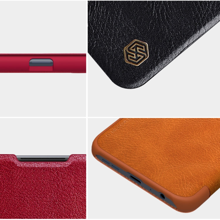 NILLKIN QIN Series Crazy Horse Texture Horizontal Flip Leather Case with Card Slot, For OnePlus Nord N100, For Samsung Galaxy S21 Plus 5G