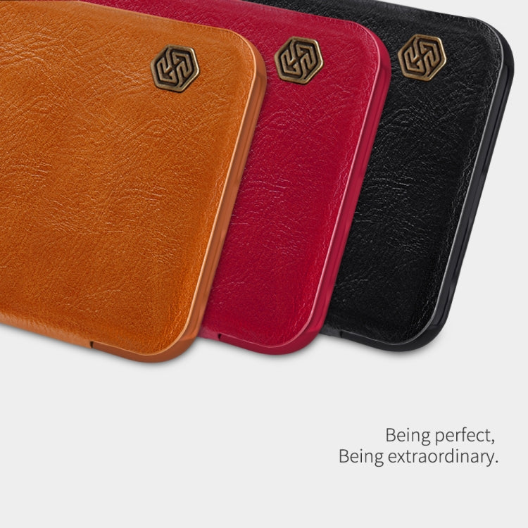 NILLKIN QIN Series Crazy Horse Texture Horizontal Flip Leather Case with Card Slot, For OnePlus Nord N100, For Samsung Galaxy S21 Plus 5G