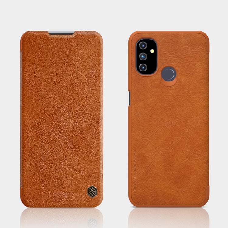 NILLKIN QIN Series Crazy Horse Texture Horizontal Flip Leather Case with Card Slot, For OnePlus Nord N100, For Samsung Galaxy S21 Plus 5G