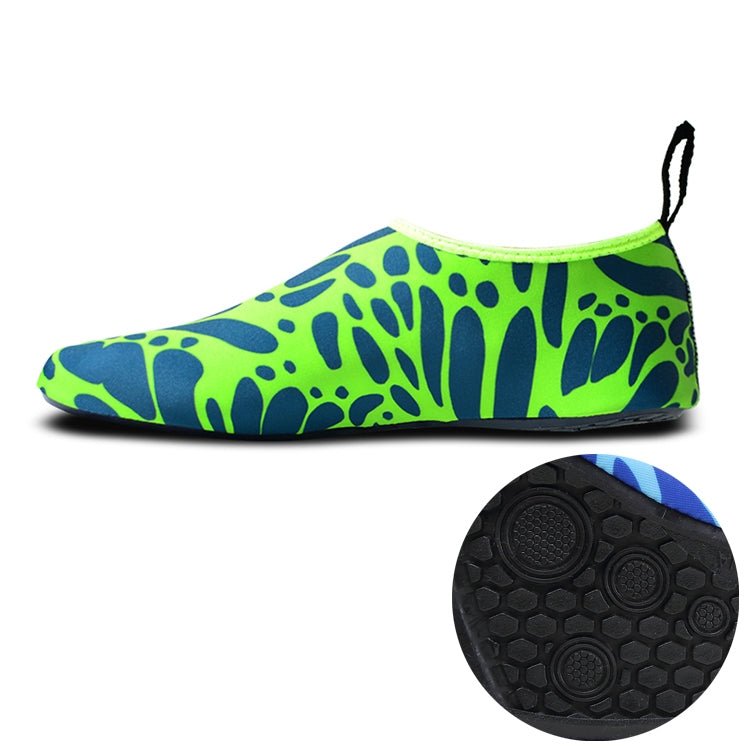 Non-slip Wear-resisting Thick Rubber Sole Diving Shoes and  Socks, One Pair, M, L