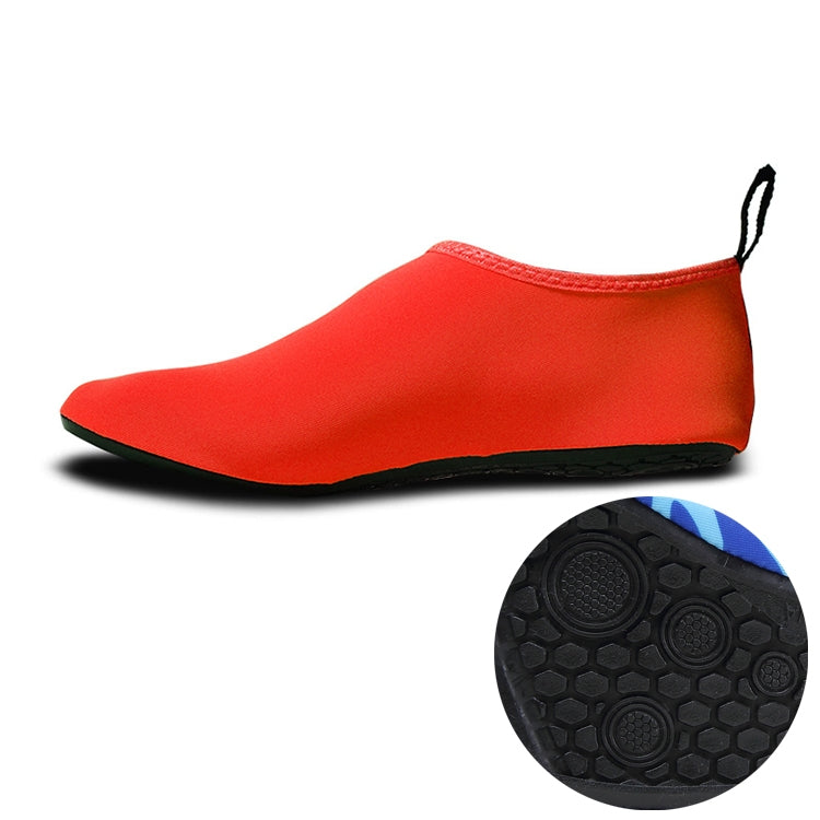 Non-slip Wear-resisting Thick Rubber Sole Diving Shoes and  Socks, One Pair, XL, XXL
