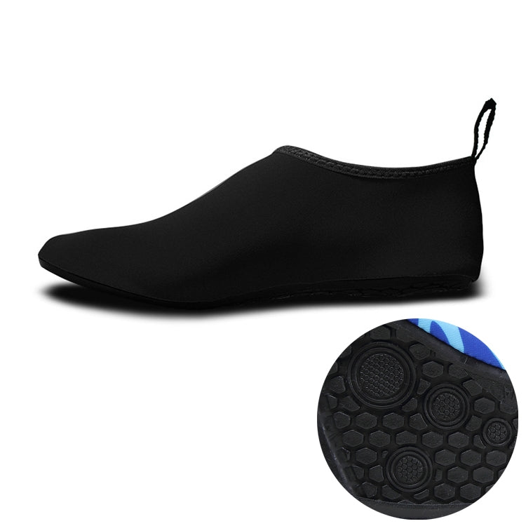 Non-slip Wear-resisting Thick Rubber Sole Diving Shoes and  Socks, One Pair, XXXL