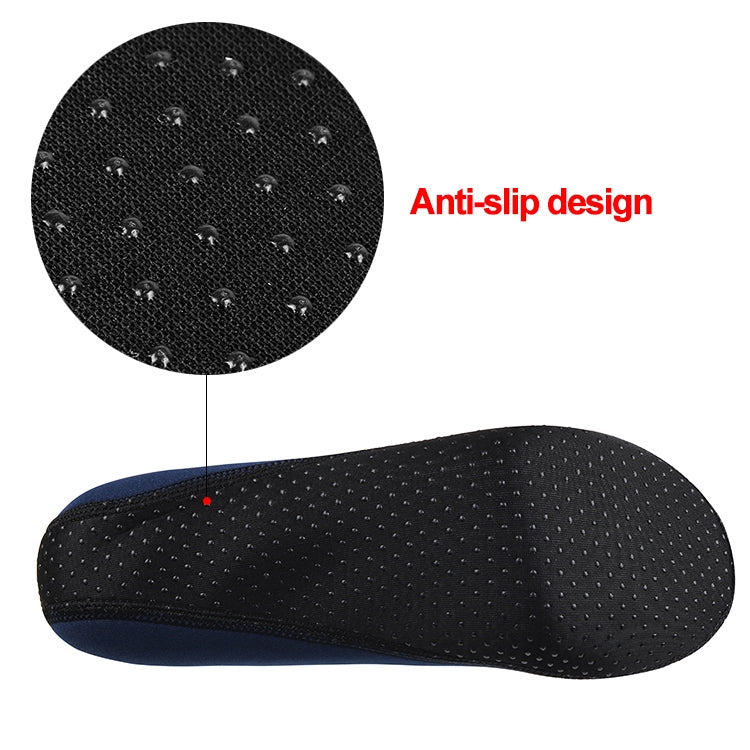 Non-slip Plastic Grain Texture Thick Cloth Sole Solid Color Diving Shoes and Socks, One Pair, XXXS, XXS, XS, S