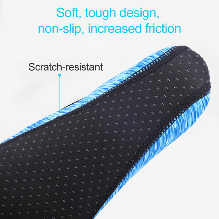 Non-slip Plastic Grain Texture Thick Cloth Sole Printing Diving Shoes and Socks, One Pair, M, L, XL, XXL