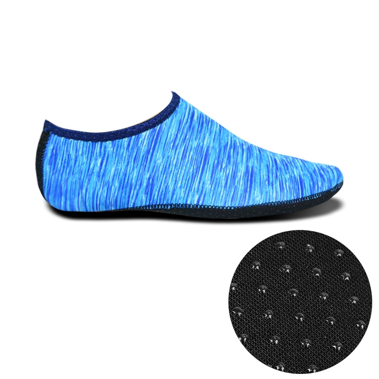 Non-slip Plastic Grain Texture Thick Cloth Sole Printing Diving Shoes and Socks, One Pair, M, L, XL, XXL