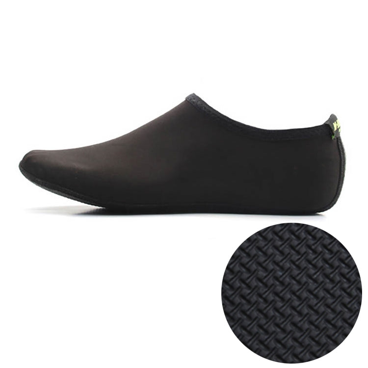 3mm Non-slip Rubber Embossing Texture Sole Solid Color Diving Shoes and Socks, One Pair, M, L, XL, XXL