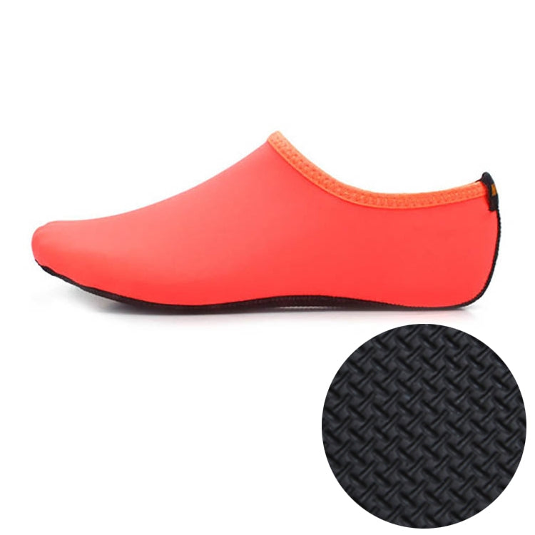 3mm Non-slip Rubber Embossing Texture Sole Solid Color Diving Shoes and Socks, One Pair, M, L, XL, XXL