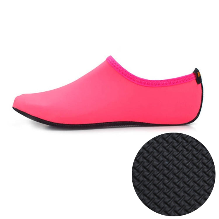 3mm Non-slip Rubber Embossing Texture Sole Solid Color Diving Shoes and Socks, One Pair, M, L, XL, XXL