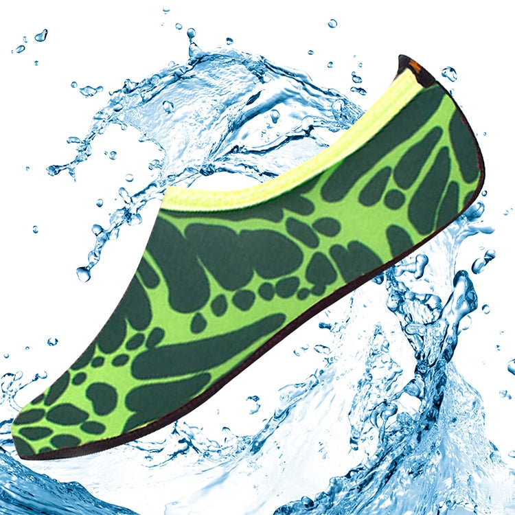 3mm Non-slip Rubber Embossing Texture Sole Figured Diving Shoes and Socks, One Pair, XL, XXL, XXXL