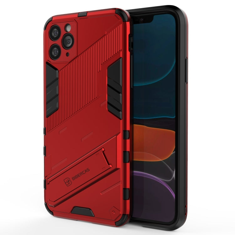 Punk Armor 2 in 1 PC + TPU Shockproof Case with Invisible Holder, For iPhone 11 Pro Max, For iPhone X / XS, For iPhone XR