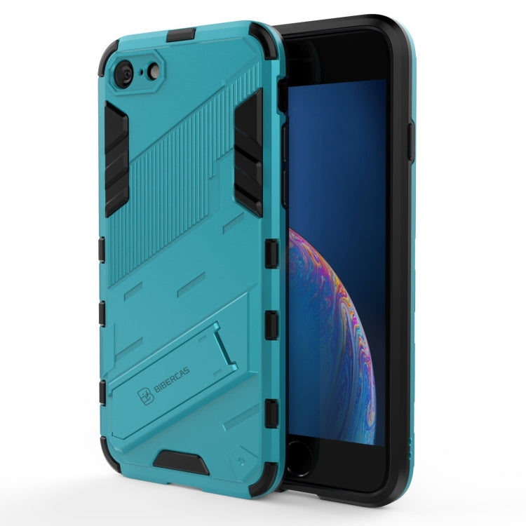 Punk Armor 2 in 1 PC + TPU Shockproof Case with Invisible Holder, For iPhone 7 & 8, For iPhone 7 Plus & 8  Plus