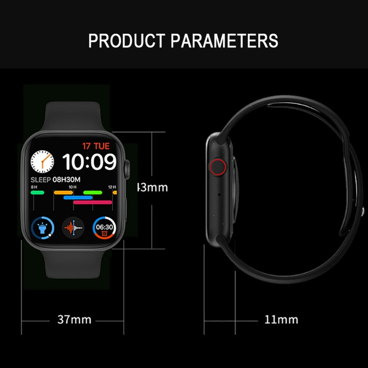 DW35PRO 1.75 inch Color Screen IPX7 Waterproof Smart Watch, Support Bluetooth Answer & Reject / Sleep Monitoring / Heart Rate Monitoring, Style: Silicone Strap, Silicone Strap(Red), Silicone Strap(White), Silicone Strap(Pink), Silicone Strap(Blue)     ...