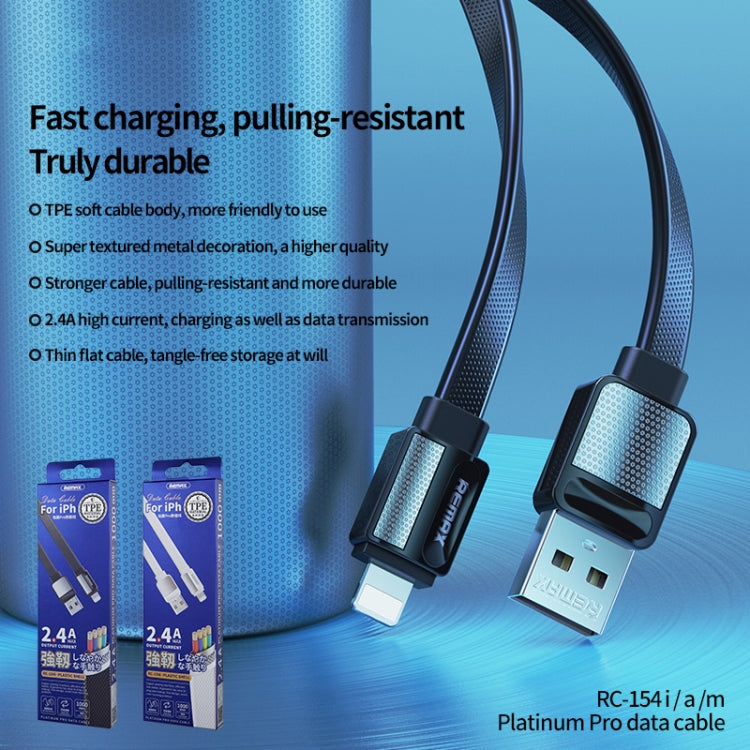 Remax 2.4A Platinum Pro Charging Data Cable, Length: 1m, Type-C