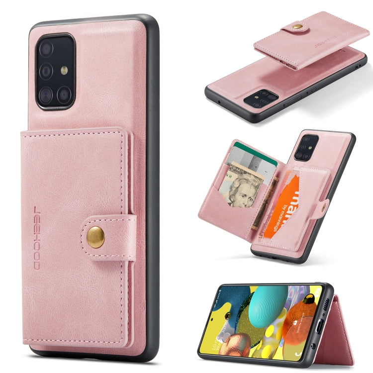 JEEHOOD Retro Magnetic Detachable Protective Case with Wallet & Card Slot & Holder, For Samsung Galaxy A52 5G, For Samsung Galaxy A72 5G, For Samsung Galaxy A51 5G